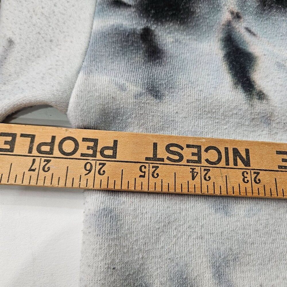 Tie Dyed Hoodie Sweatshirt XL Rose Limited Edition Blue Grey Gray White Full Zip - Picture 10 of 11
